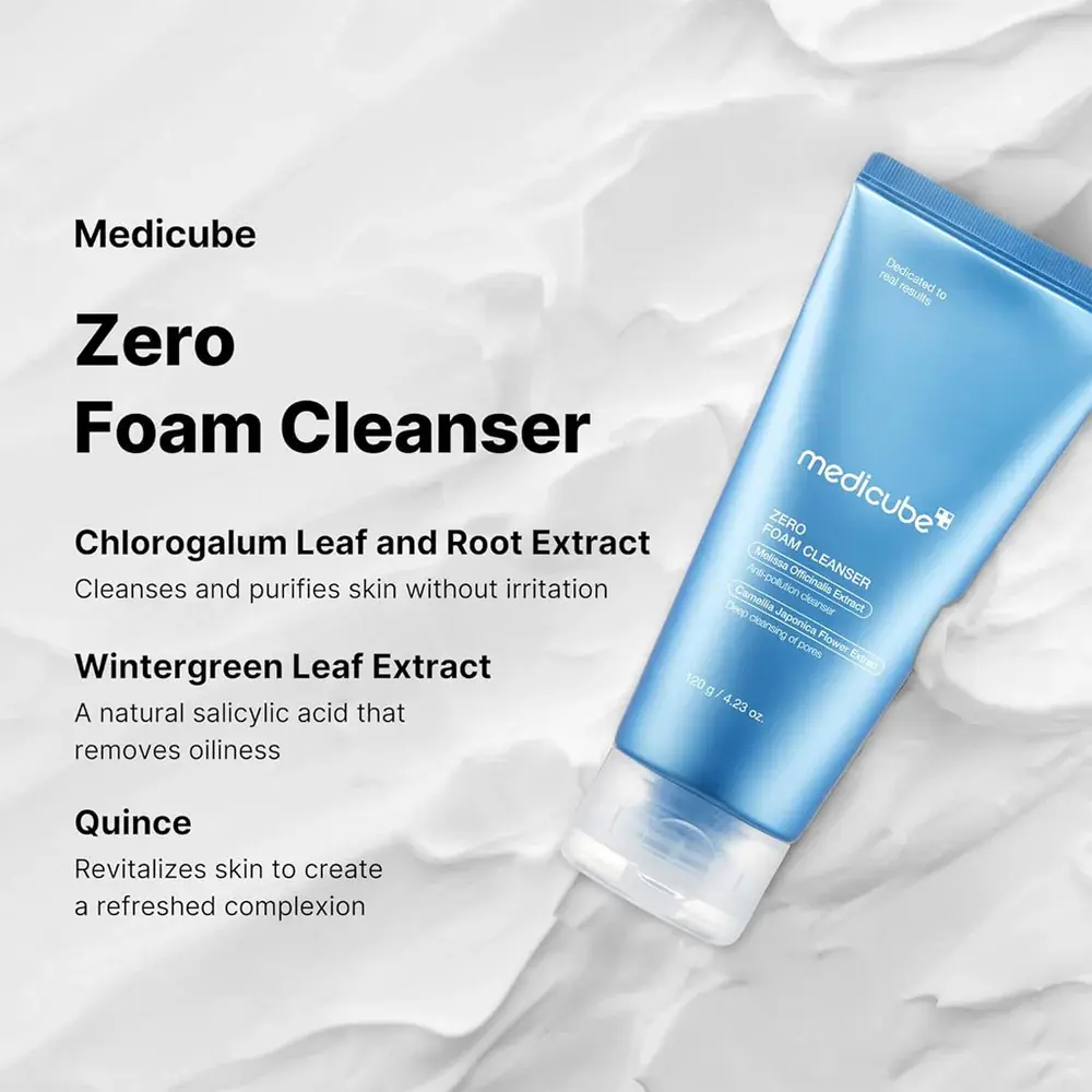 Medicube Zero Foam Cleanser - Gentle Daily Korean Face Wash for Acne | Shop MercelBay Get the best Korean foam cleanser for acne-prone and sensitive skin. Medicube Zero Foam Cleanser outshines Ulta, YesStyle, Stylevana, and Walmart. Only at MercelBay.