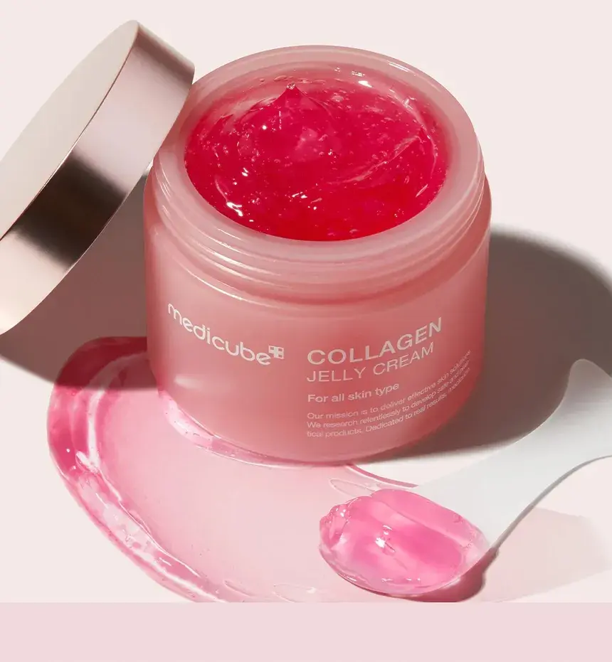 Shop MEDICUBE Collagen Jelly Cream at MercelBay. Top-rated Korean skincare collagen cream for firming, hydration, and wrinkle repair. Better than Sephora & Amazon.