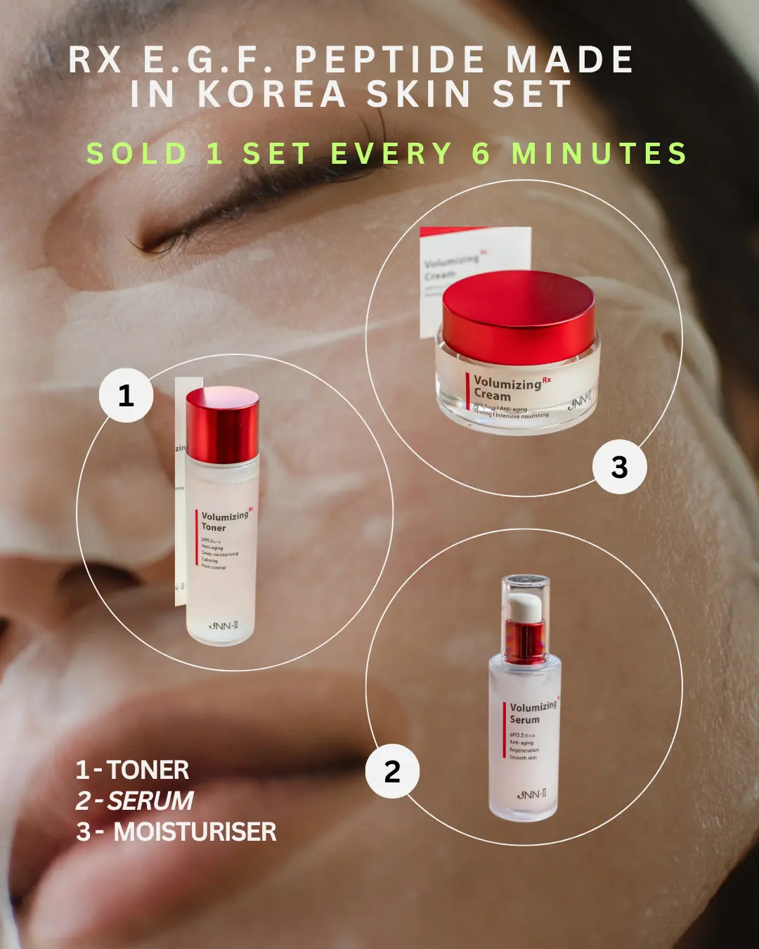 Rx JNN Peptide Moisturizer – Korean Dupe of Bioeffect Cream Lock in moisture and fight fine lines with Rx JNN Peptide Moisturizer. Powered by EGF and peptides for smoother, firmer skin. A Korean anti-aging cream dupe of Bioeffect.