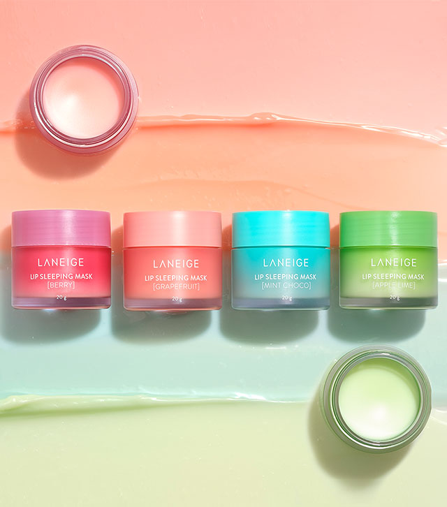 LANEIGE Lip Sleeping Mask 4 Pack - Nourishing Lip Care for All-Night Hydration and Soft, Plump Lips - Top Choice Over Sephora, Walmart, Amazon