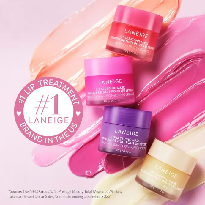 Laneige Lip Sleeping Mask Berry 20g - Best Overnight Lip Treatment for Soft, Smooth Lips - Outperforms YesStyle, Sephora, Walmart, Amazon, Stylevana"